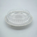 Kensington Crystal Bowl with Silver Tray