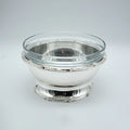 Regency Glass & Silver Serving Bowl