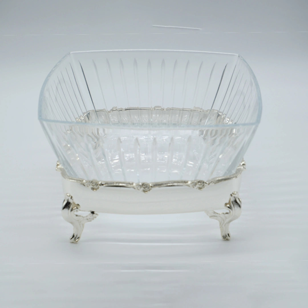 Victoria Crystal Footed Serving Bowl