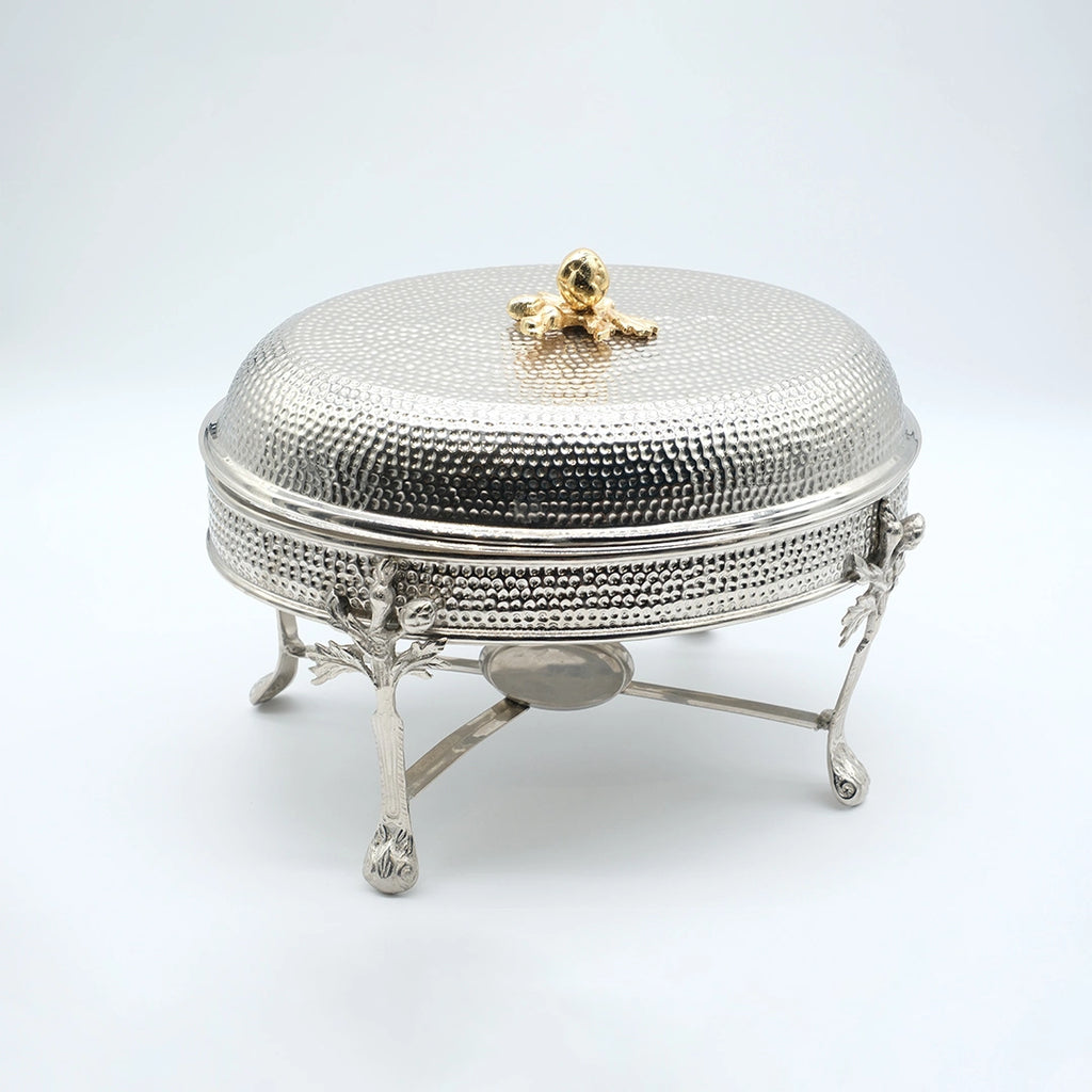 Beaten Oval Chafing Dish