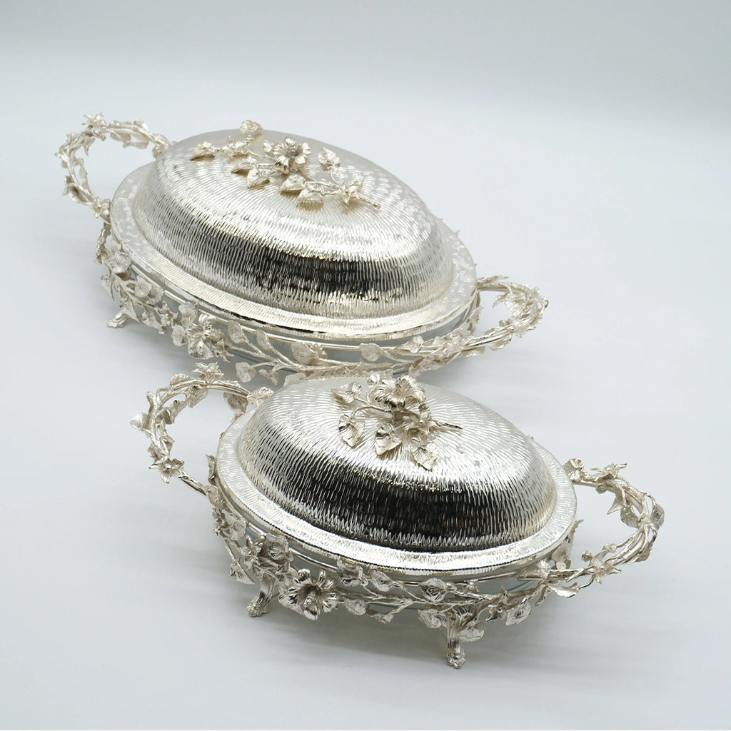 Royal Blossom Covered Serving Dish Set