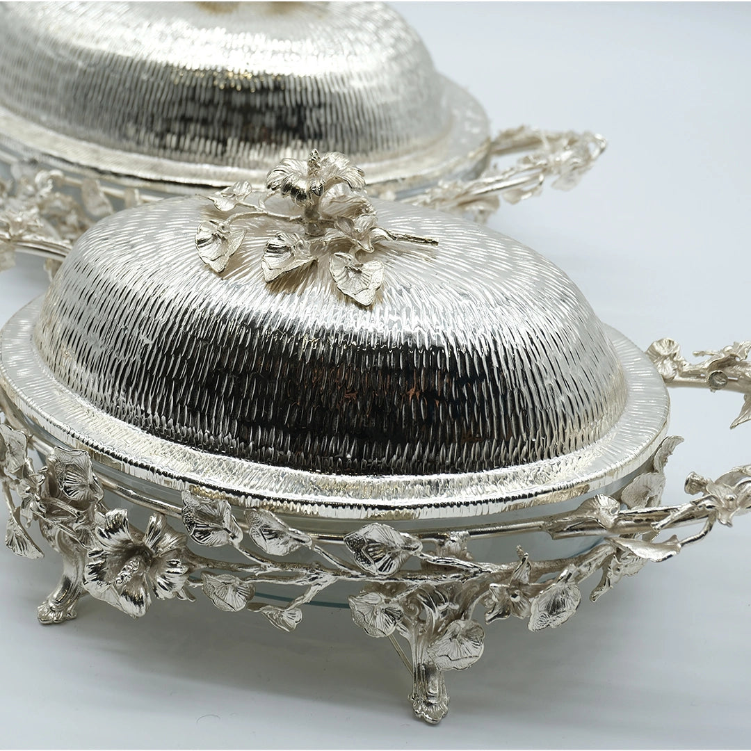 Royal Blossom Covered Serving Dish Set