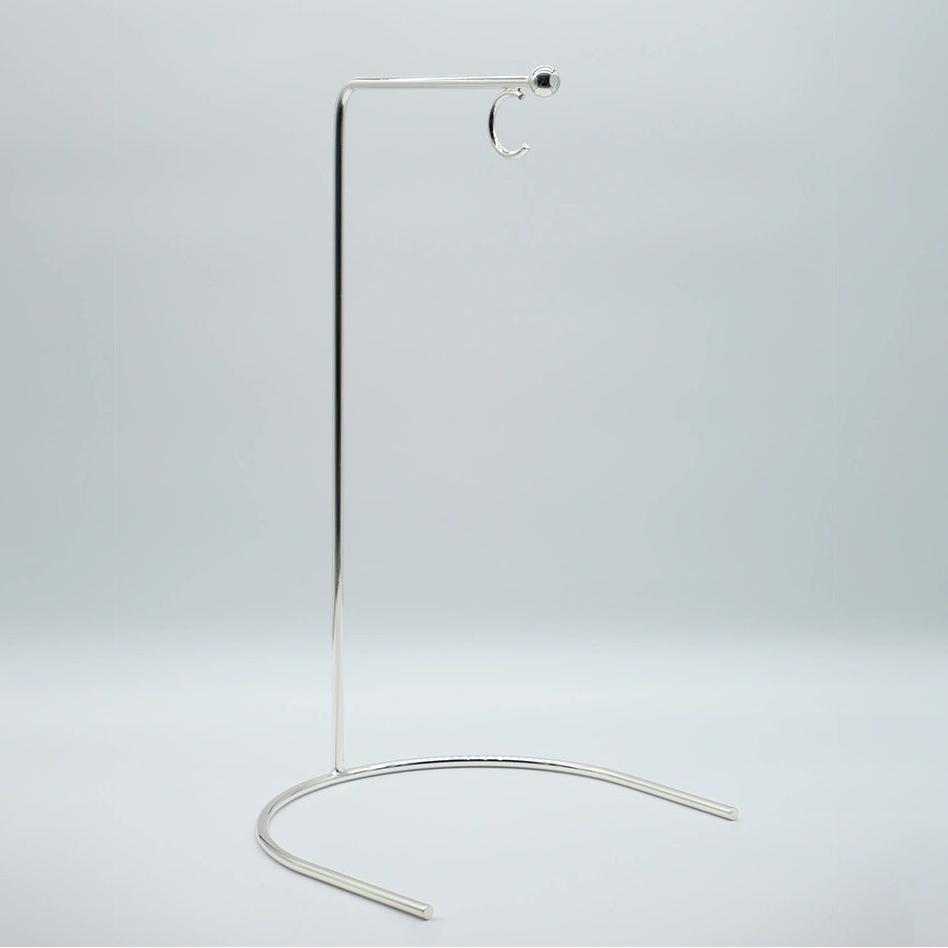 Silver Round Chafing Dish with Stand & Lid