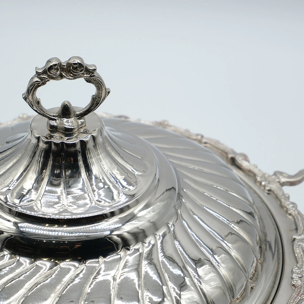 Seren Luxe Silver Serving Dish
