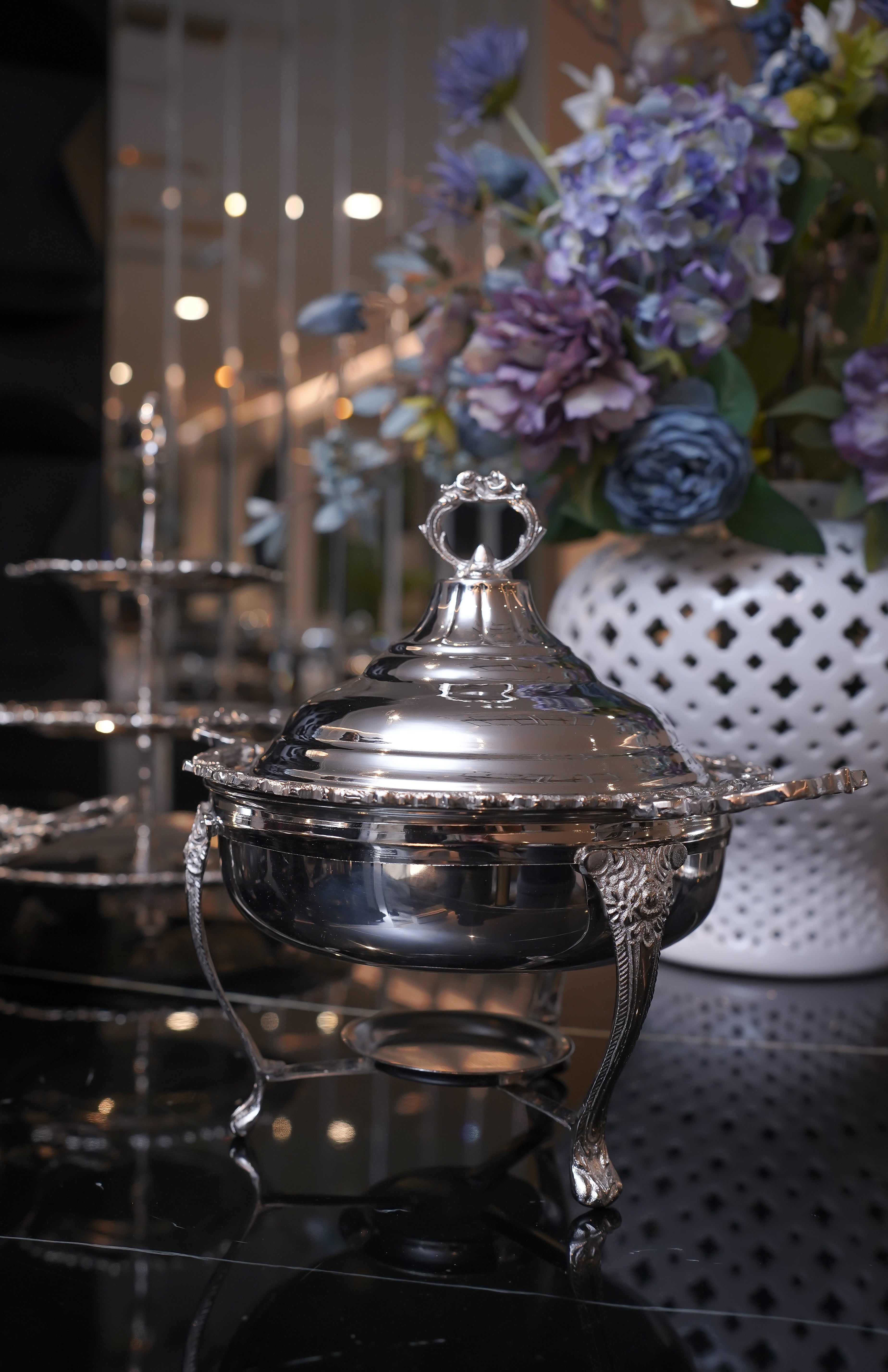 Round Luxury Chafing Dish
