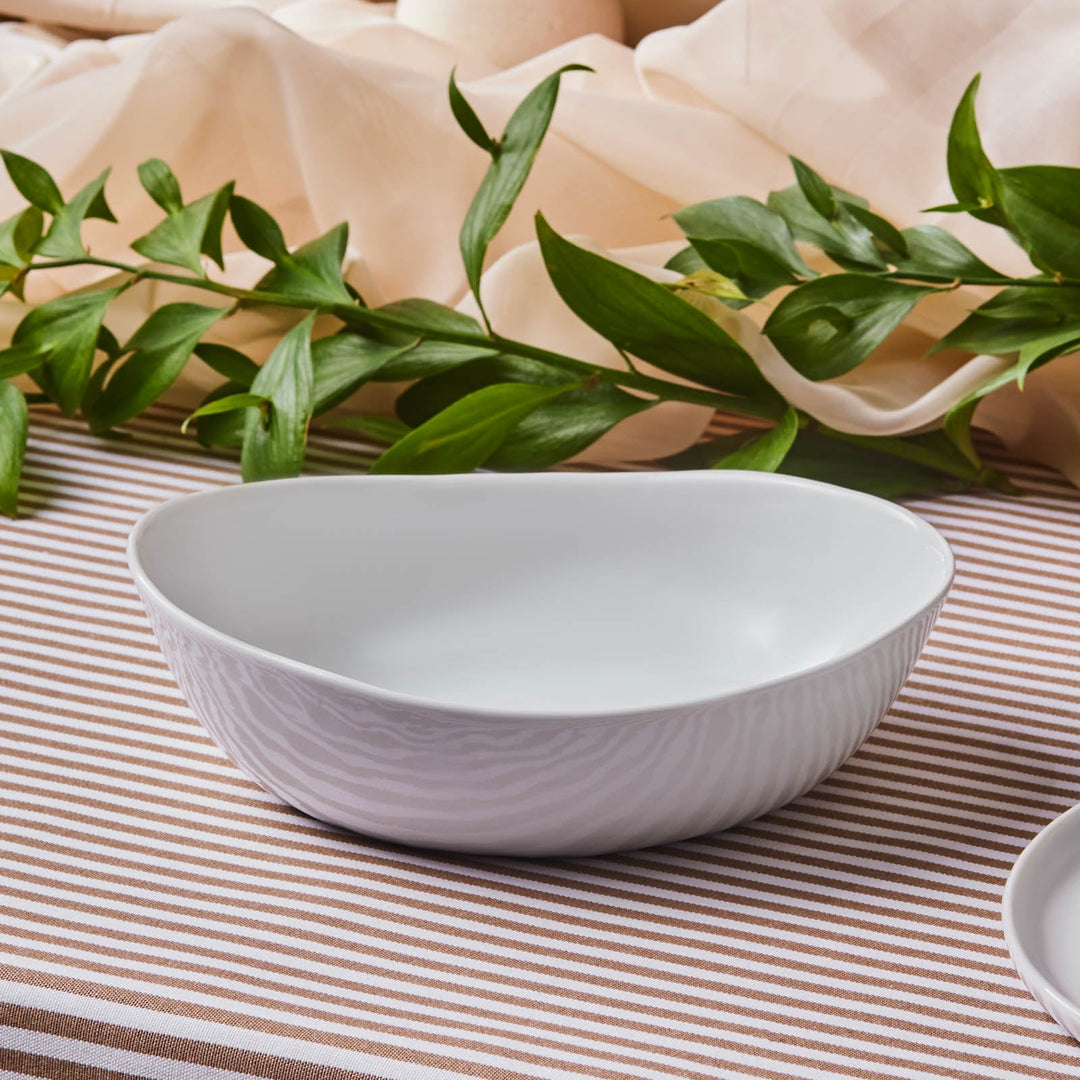 Epsilon Porcelain Pasta Bowl, 20cm, White