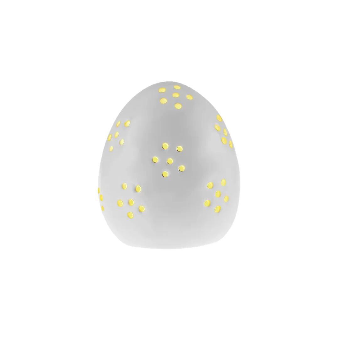 Easter Stoneware Decorative Trinket, 14cm, White