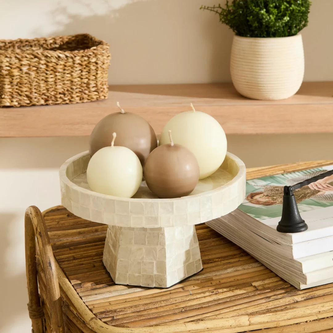 Home Carrie Decorative Plate, 22cm, White