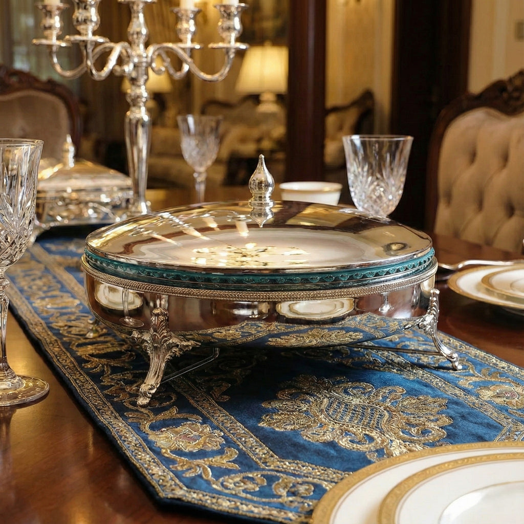 Imperial Silver Plated Round Server