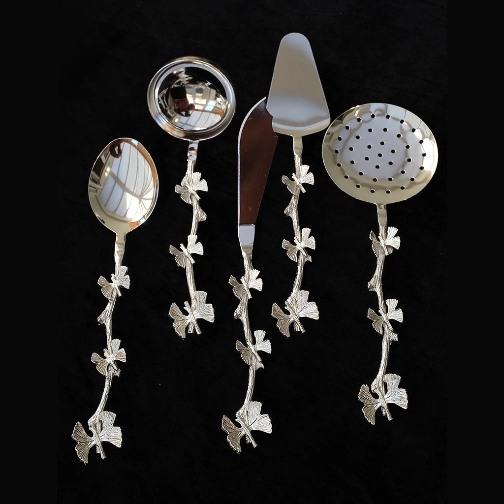 ButterFly Silver Plated Serving Set - 5 Pieces