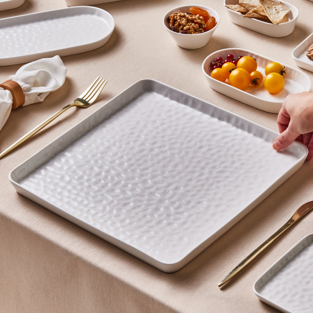 Bembeyaz Bone China Dinner Plate, 32cm, White