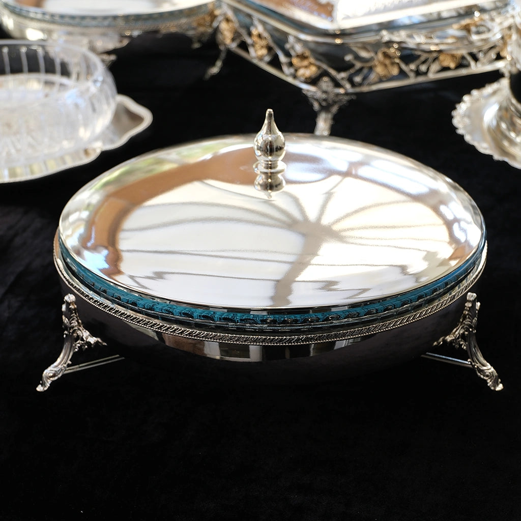 Imperial Silver Plated Round Server