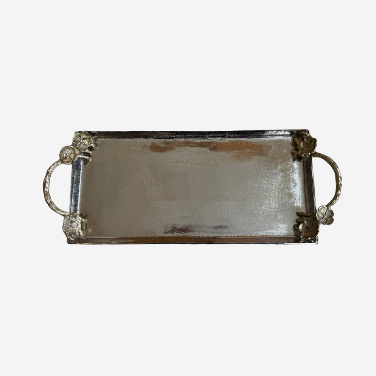 Michael Aram Black Orchid Steel Tray