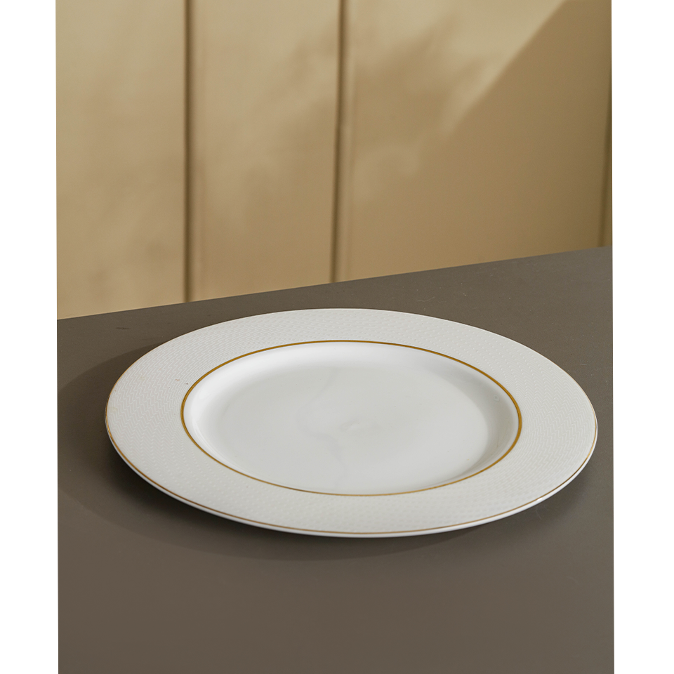 12" Flat Platter - Aurora Decals