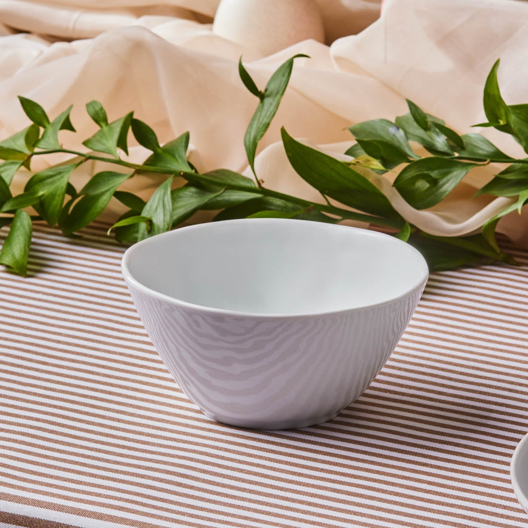 Epsilon Porcelain Cereal/Soup Bowl, 16cm, White