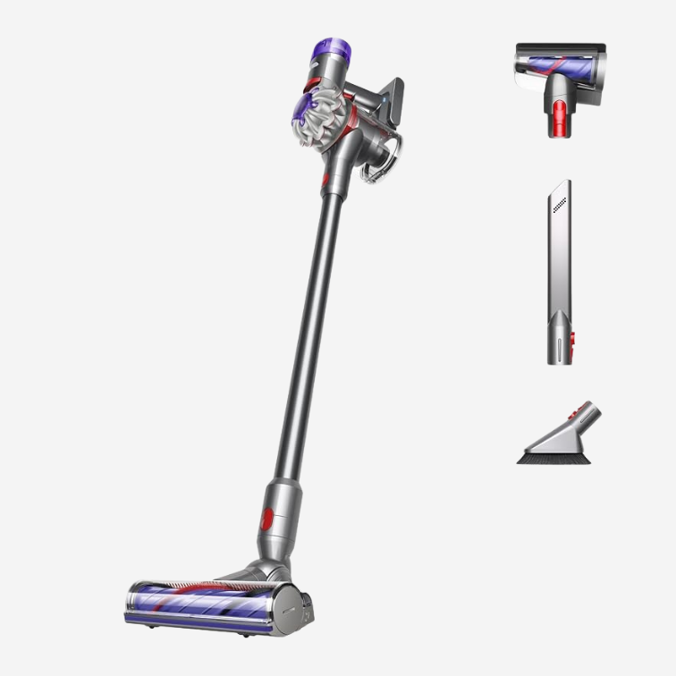 Dyson V8 Advanced Cordless Vacuum Cleaner In Silver/Nickel
