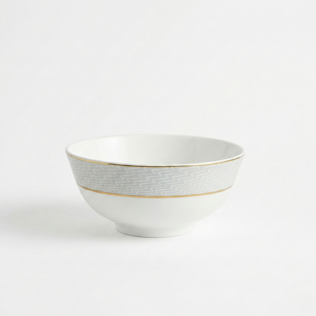 4.5" Rice Bowl- Aurora Decals