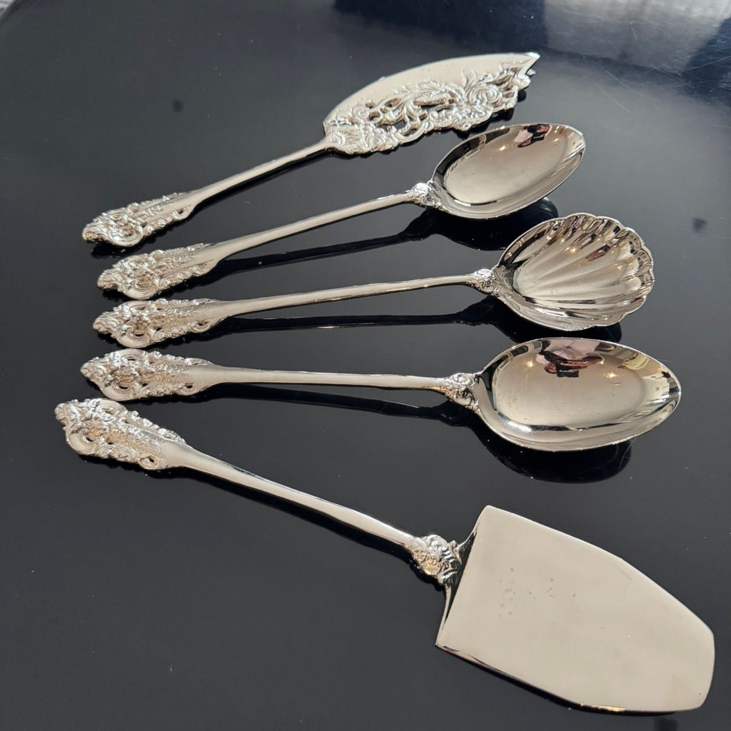 Royal Baroque 5-Piece Silver Serving Set